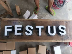 Write Your Business Name With Modern Alphabetical Lightings