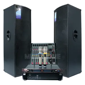 Full Package Professional Sound System With Mic, Amp and Rack