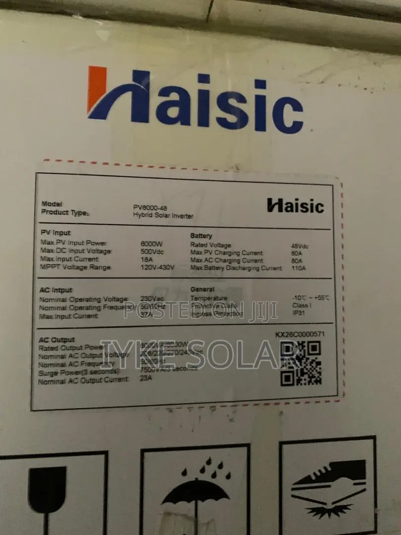 6kva 48v Haisic Hybrid Inverter