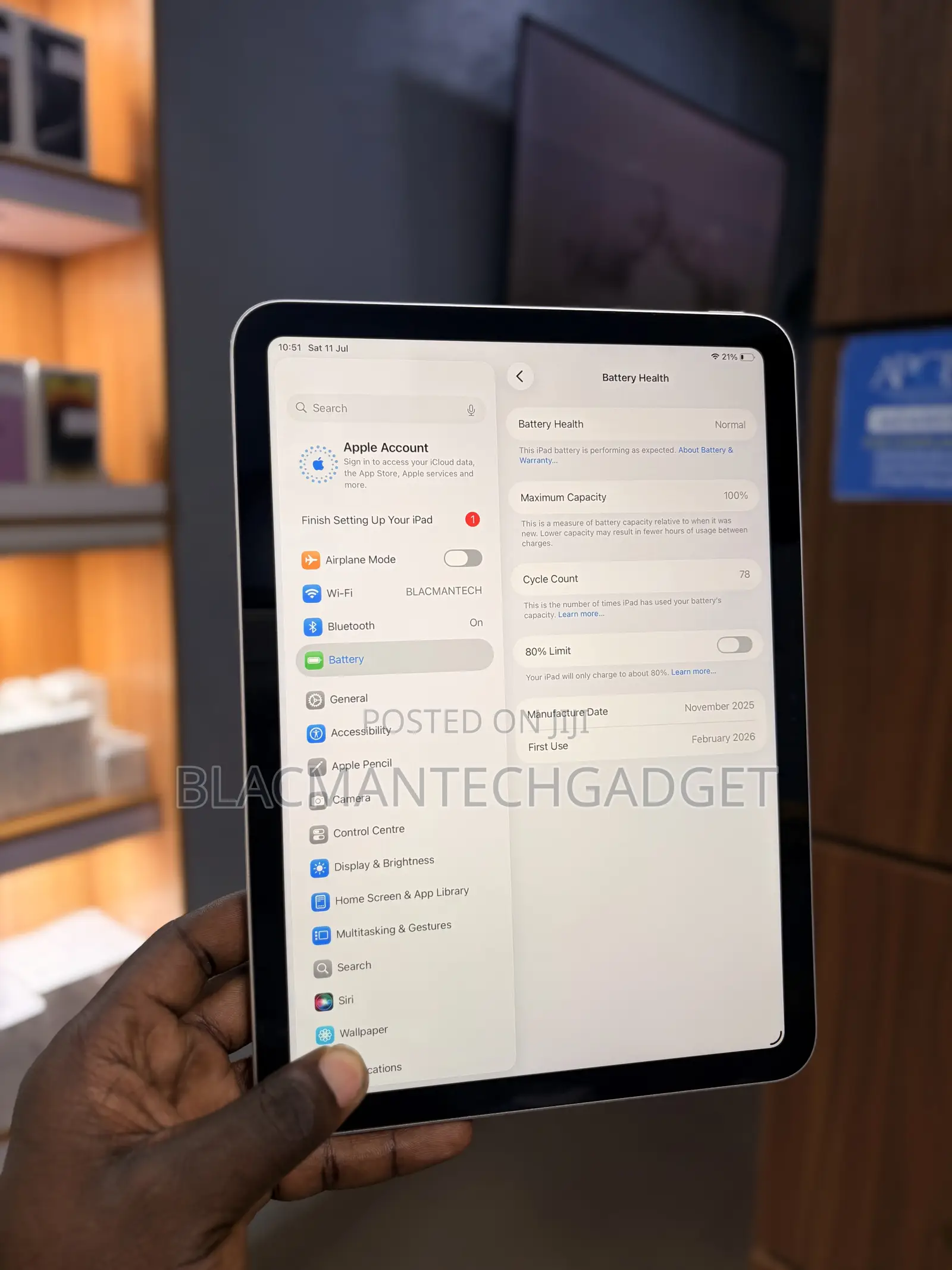 Apple iPad (2025) 128 GB Silver