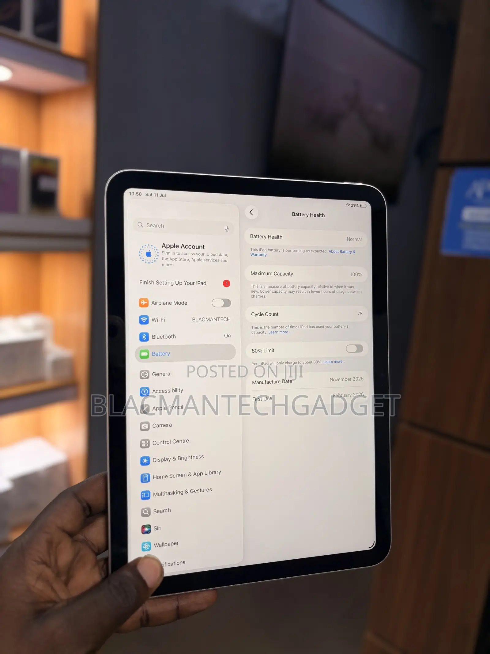 Apple iPad (2025) 128 GB Silver