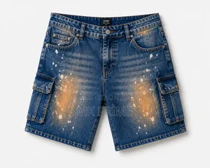 Premium Blue Cargo Denim Shorts Now Available!