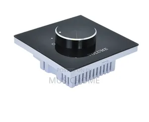 Black Volume Control for Ceiling and Wall Speakers