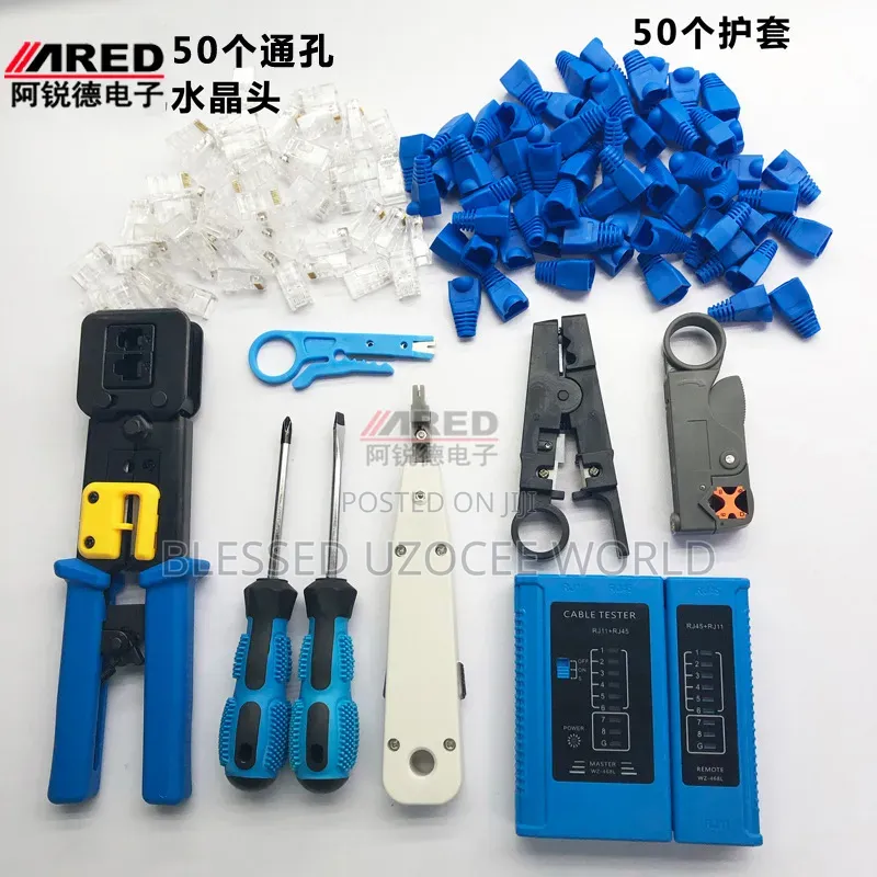 11 In 1 Comprehensive Rj45 Networking Lan Cable Crimping Tools Kit Box