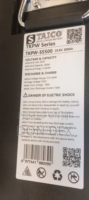 5kwh 24v Taico Lithium Ion Battery
