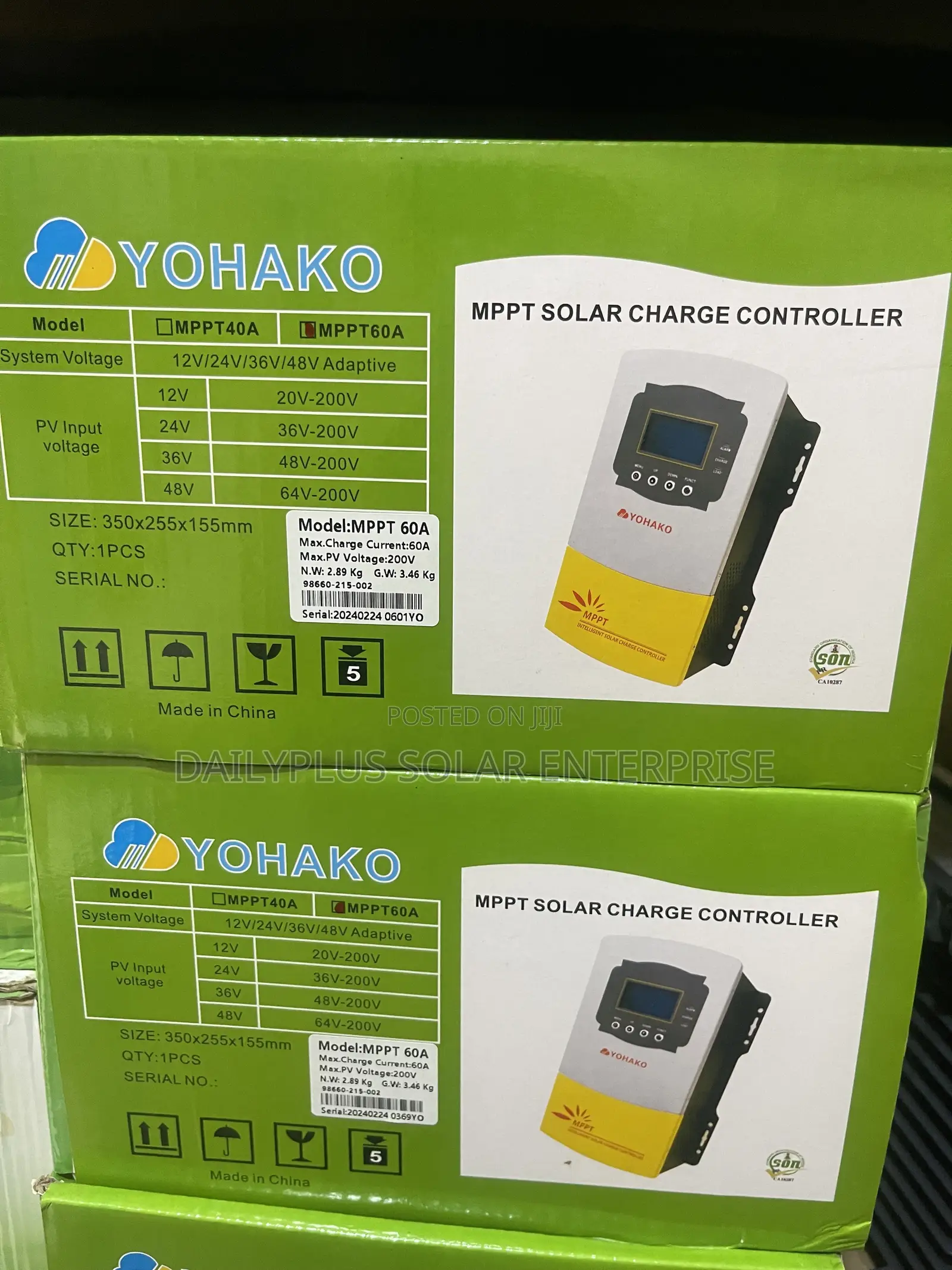 Yohako 60amp MPPT Charge Controller