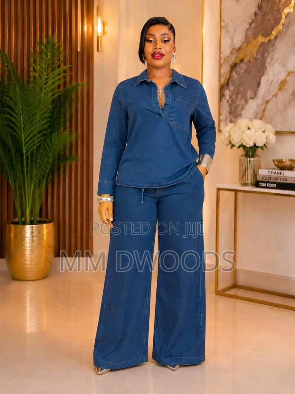 Women Denim 2 Pièce Set