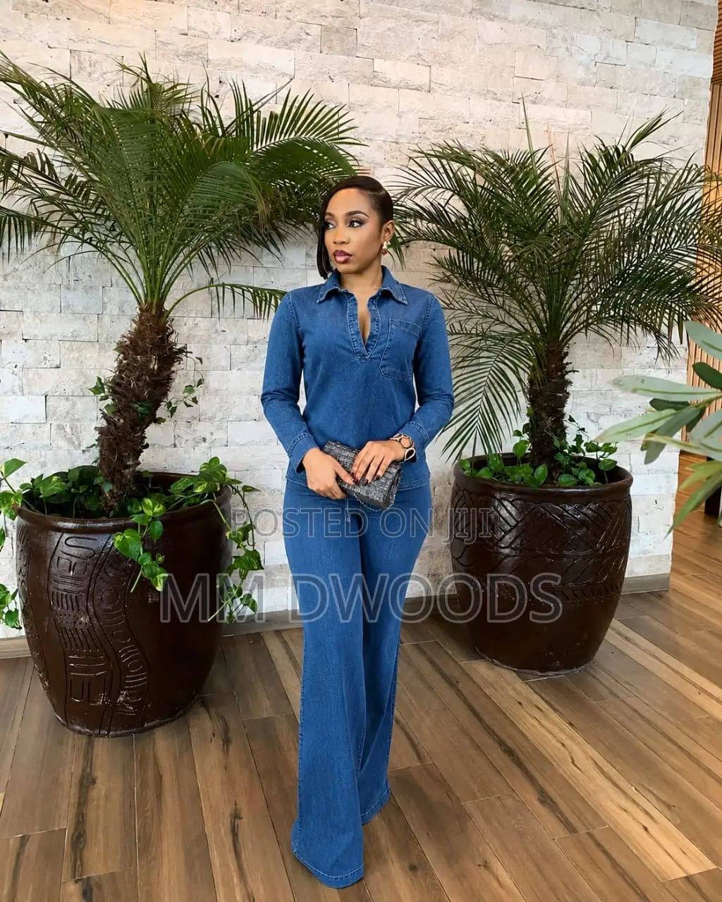 Women Denim 2 Pièce Set
