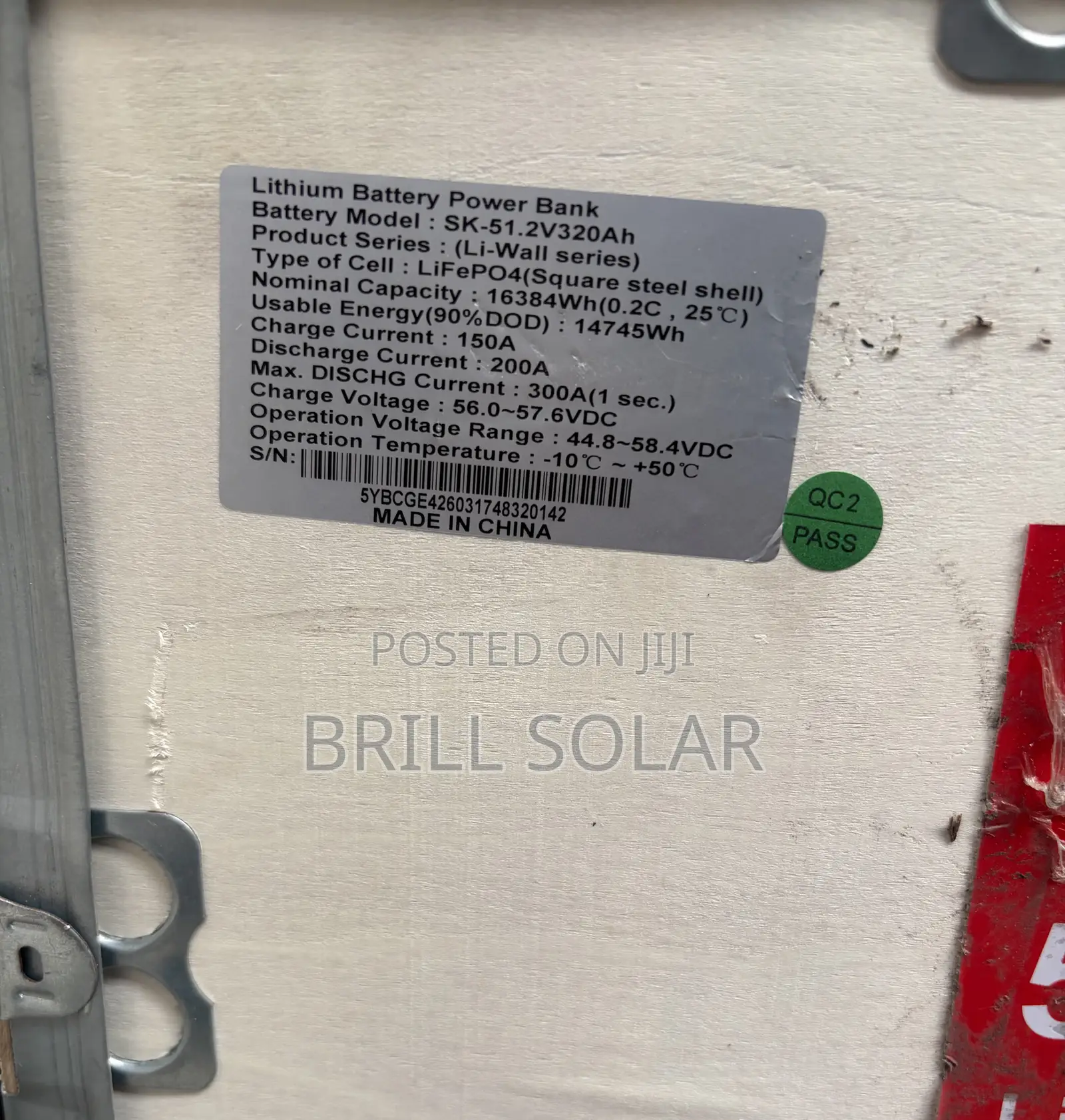 16kwh-51.2v Sako Solar Lithium Battery