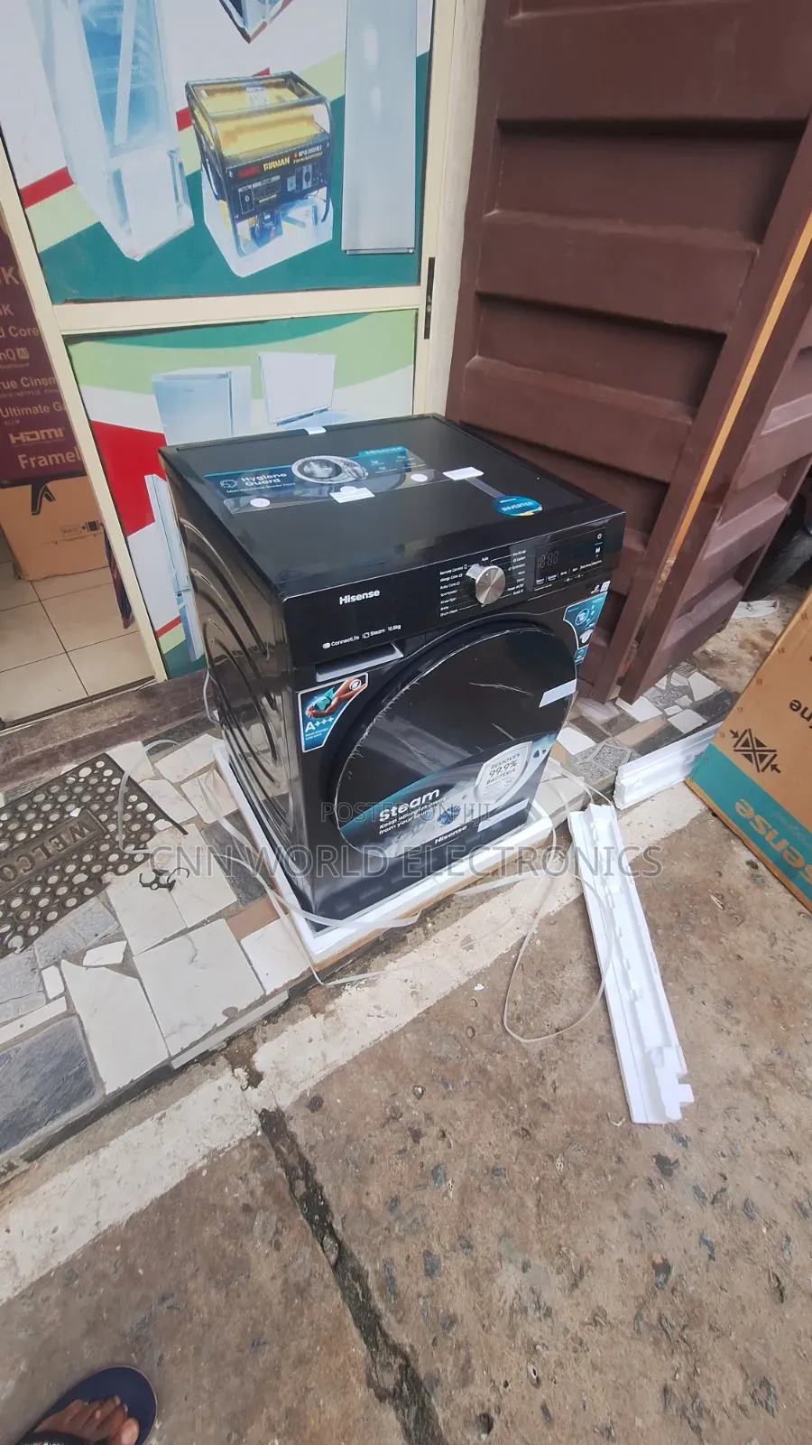 New Hisense 10.5kg Front Load Washing Machine (Wash and Spinning)