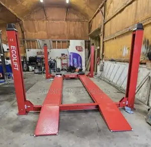 4 Ton Hydraulic 4 Post Car Lift With 4.8m Runway