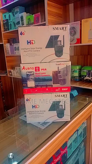 Dual Lens CCTV Solar Camara