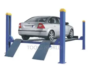Automatic Hydraulic 4 Post Car Lift 4 Ton Capacity
