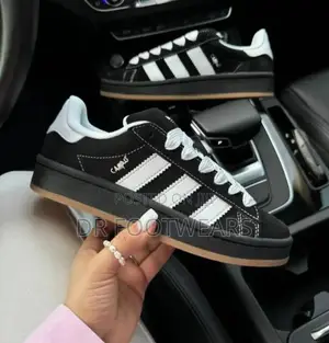 White Black Samba Low-Top Sneakers