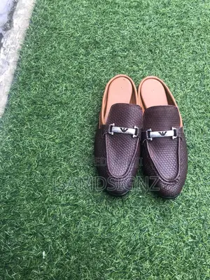 Half Shoe Brown Basket Leather