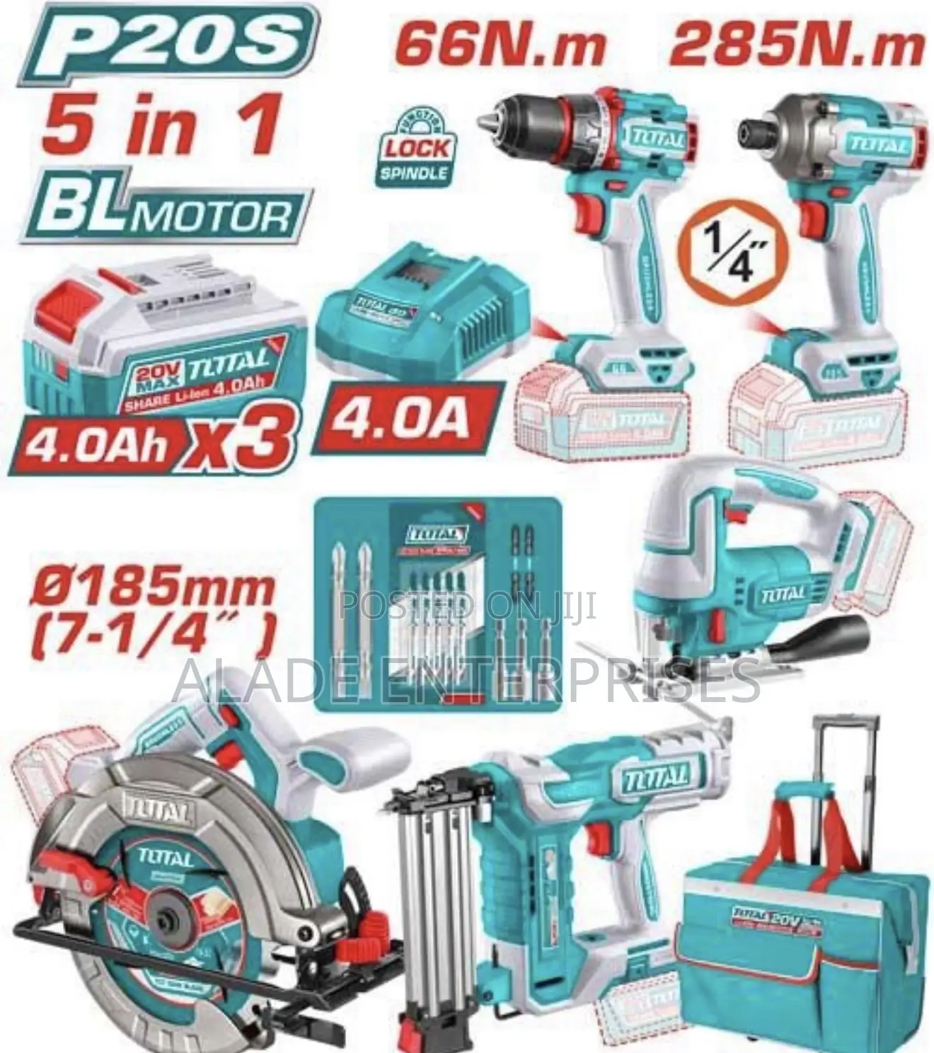 Total Industrial 5pcs Combo Kit