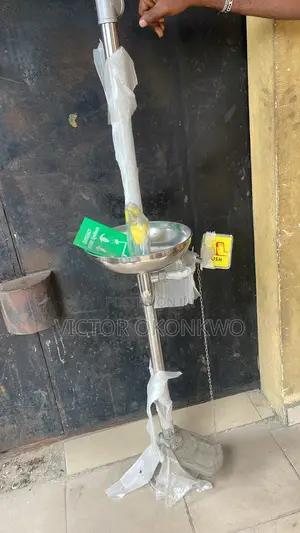 Emergency Safety Shower And Eyewash Station (Stainless Steel)