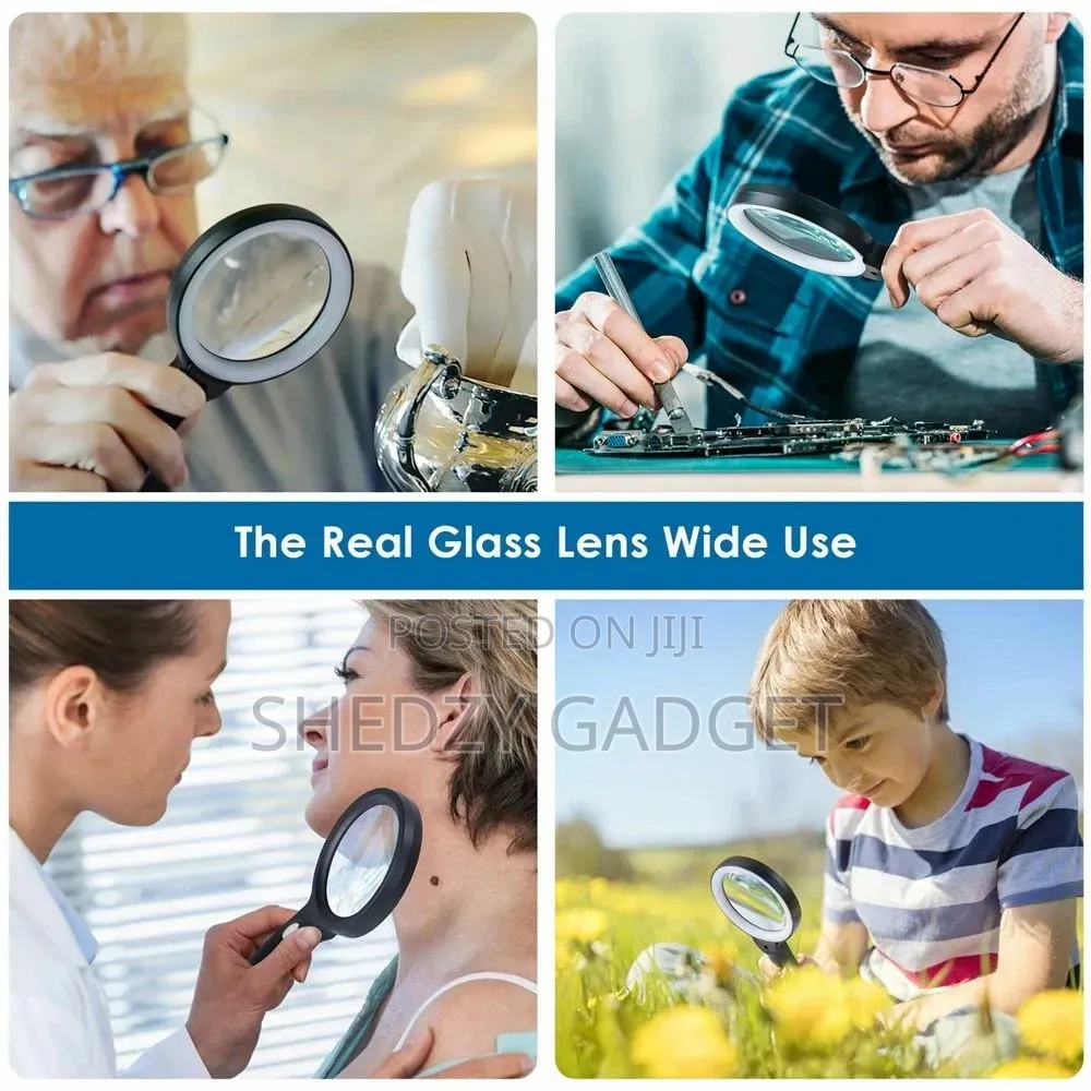Magnifying Glass,12 Leds High Magnification