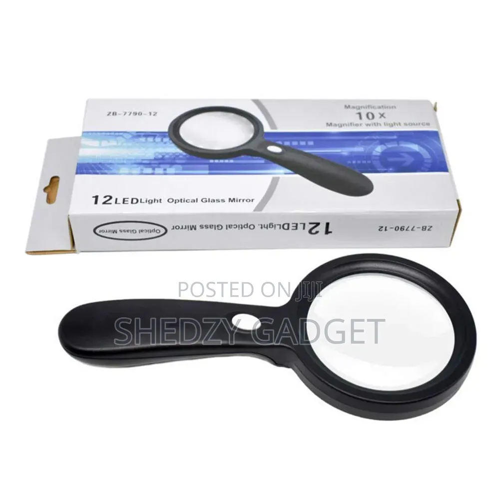 Magnifying Glass,12 Leds High Magnification