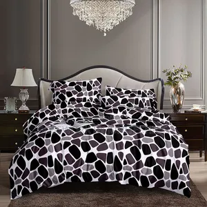 Complete Set of Duvet With Bedsheet and Pillow Case