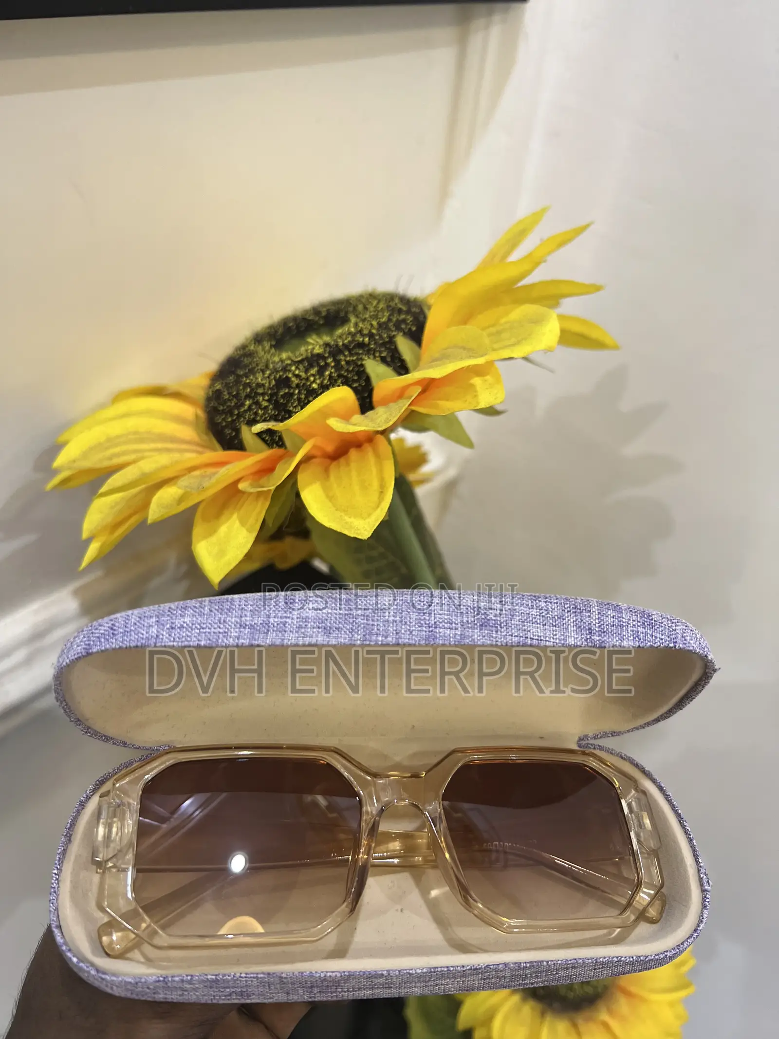 Polygon Irregular Leopard Print Sunglasses