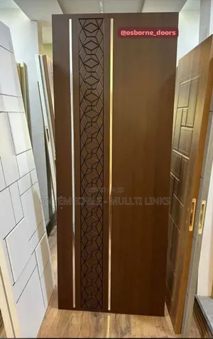 3ft by 7ft Brown Turkish HDF Wooden Flush Door