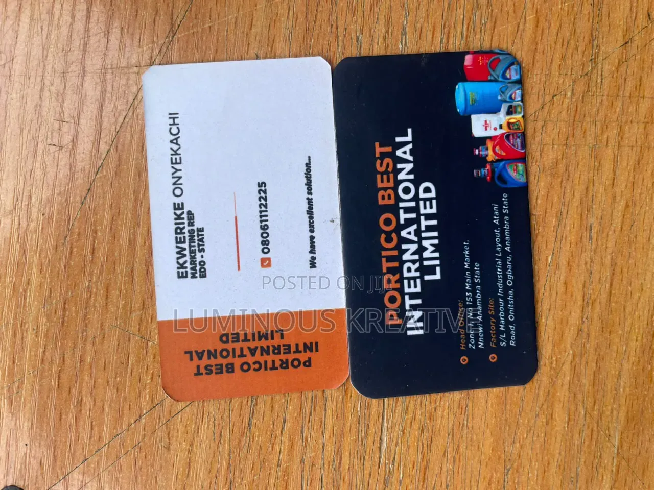 Business / Thank You / Access Card