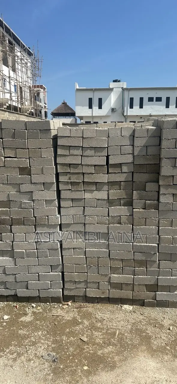 Interlocking Stone and Sandcrete Block