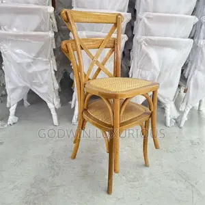 Iron Cross Back Chair