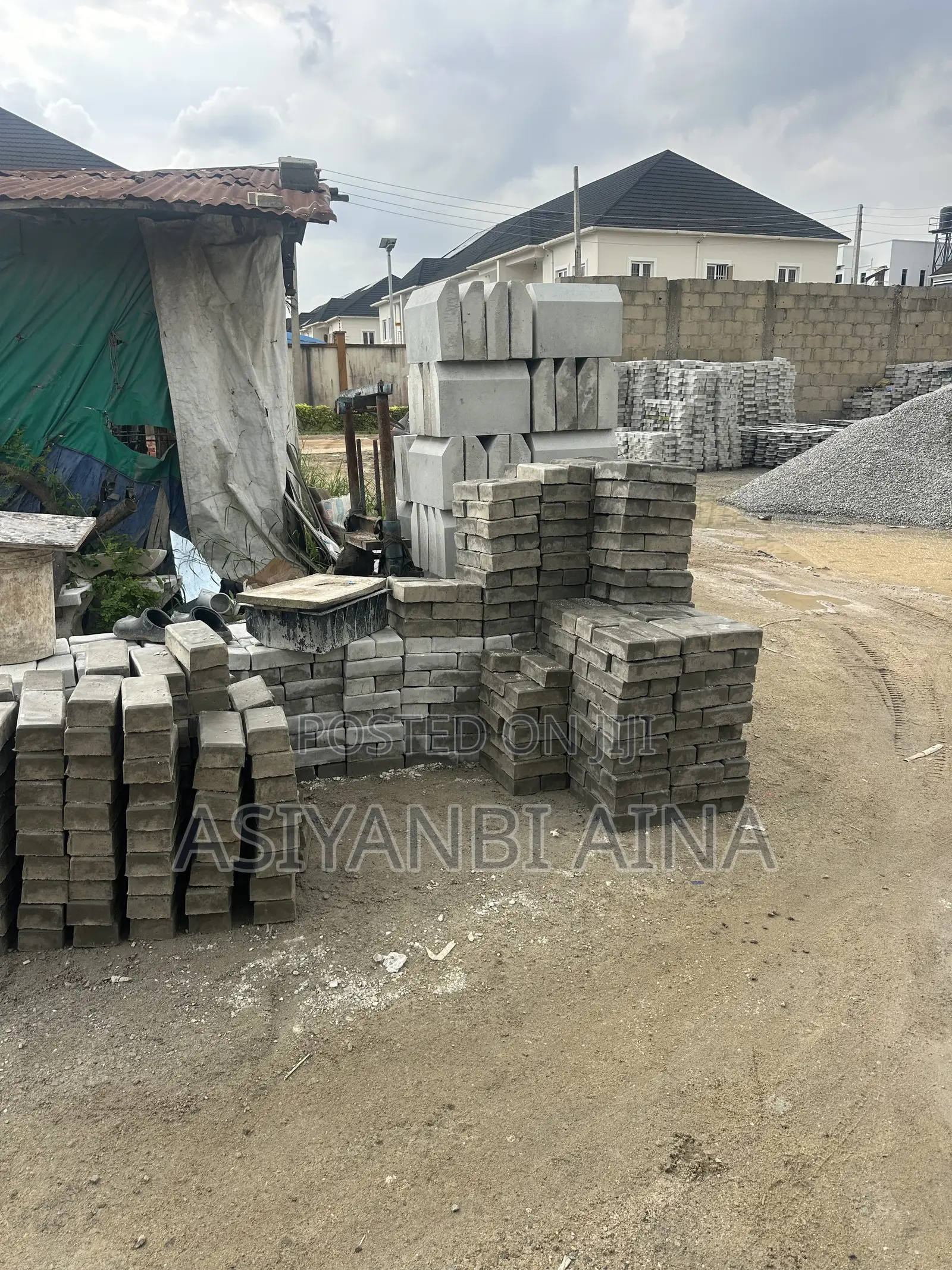 Interlocking Stone and Sandcrete Block