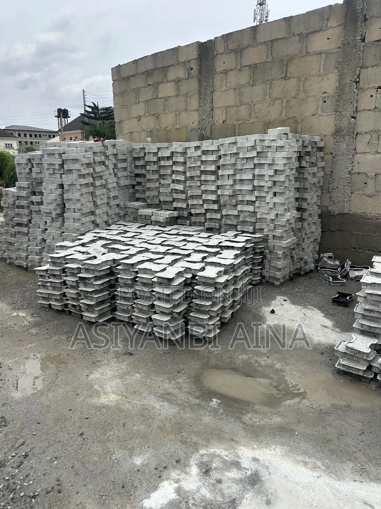 Interlocking Stone and Sandcrete Block
