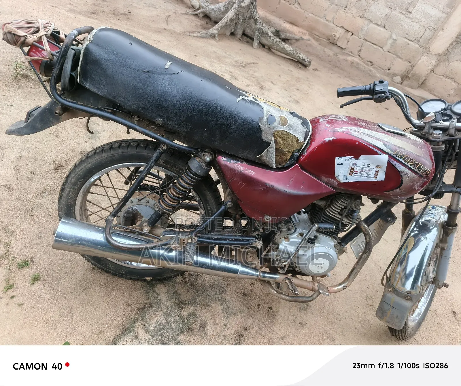 Bajaj Boxer 2018 Red