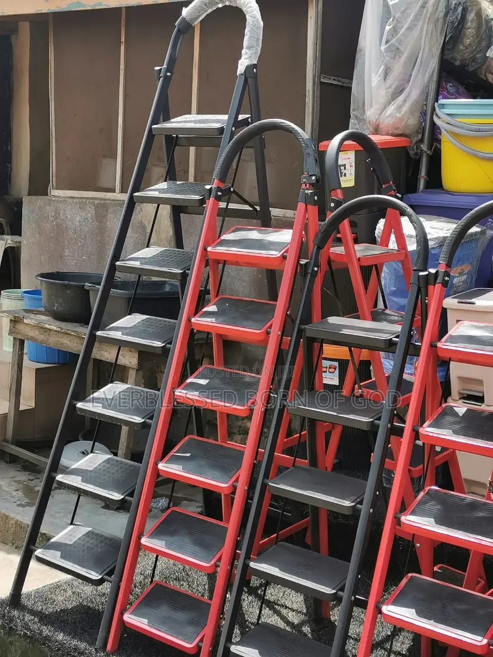 Extra Height-Foldable- Collapsible Step Ladder