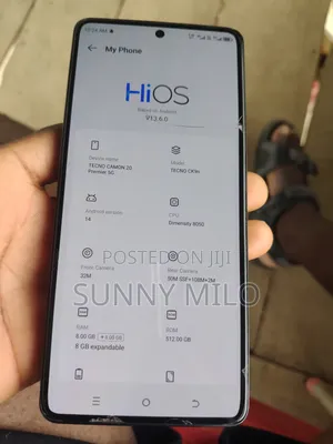 Tecno Camon 20 Premier 5G 512 GB Black