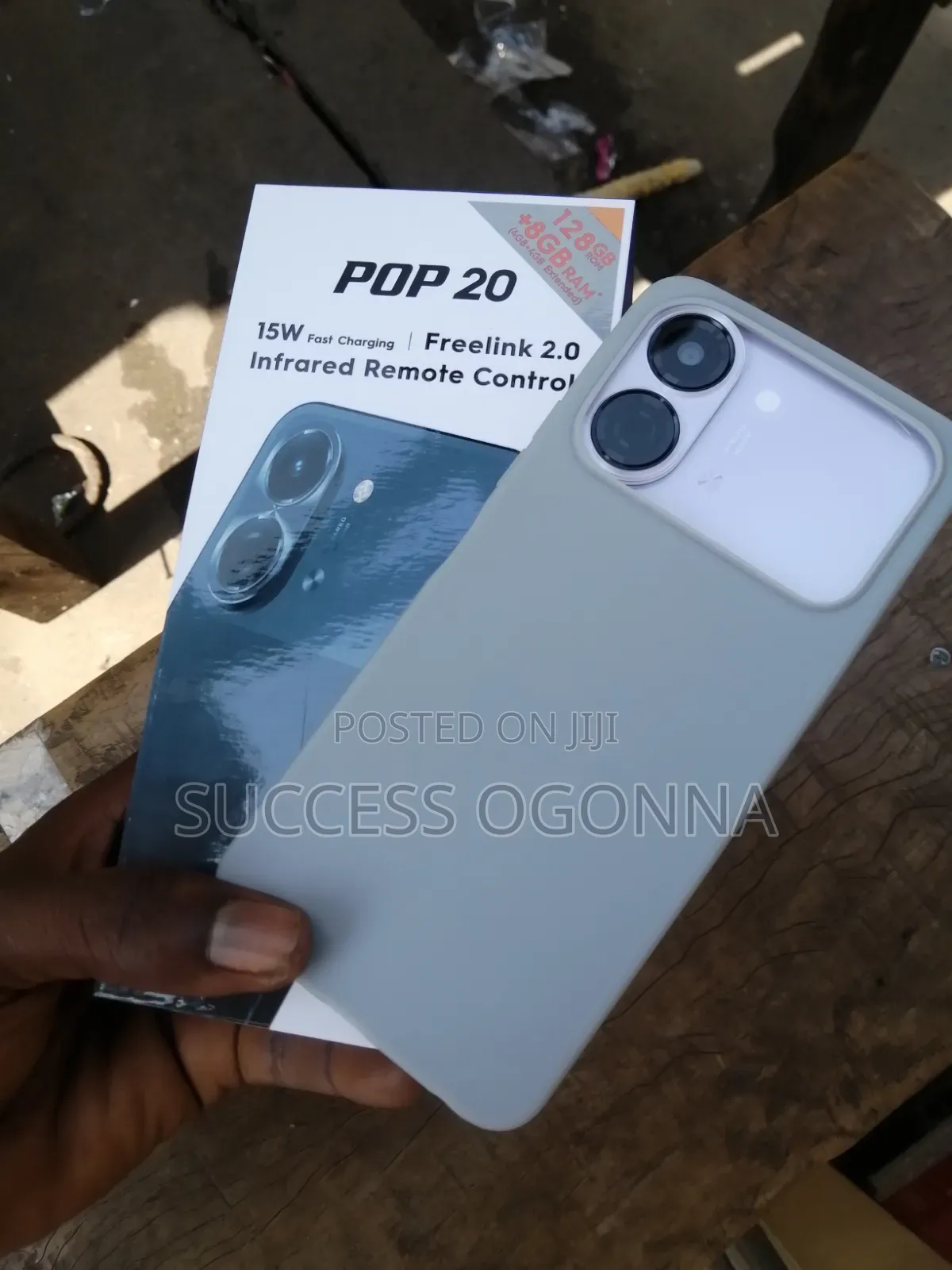 New Tecno Pop 20 128 GB Gray