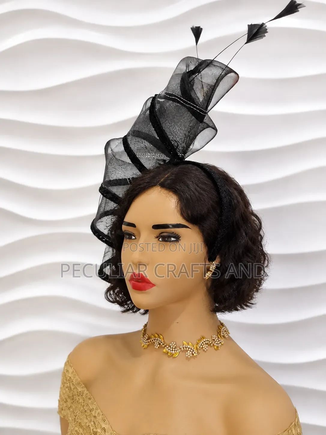 Black Fascinator
