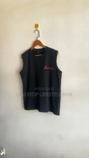 Premium Quality Sleeveless Round Neck T-Shirt