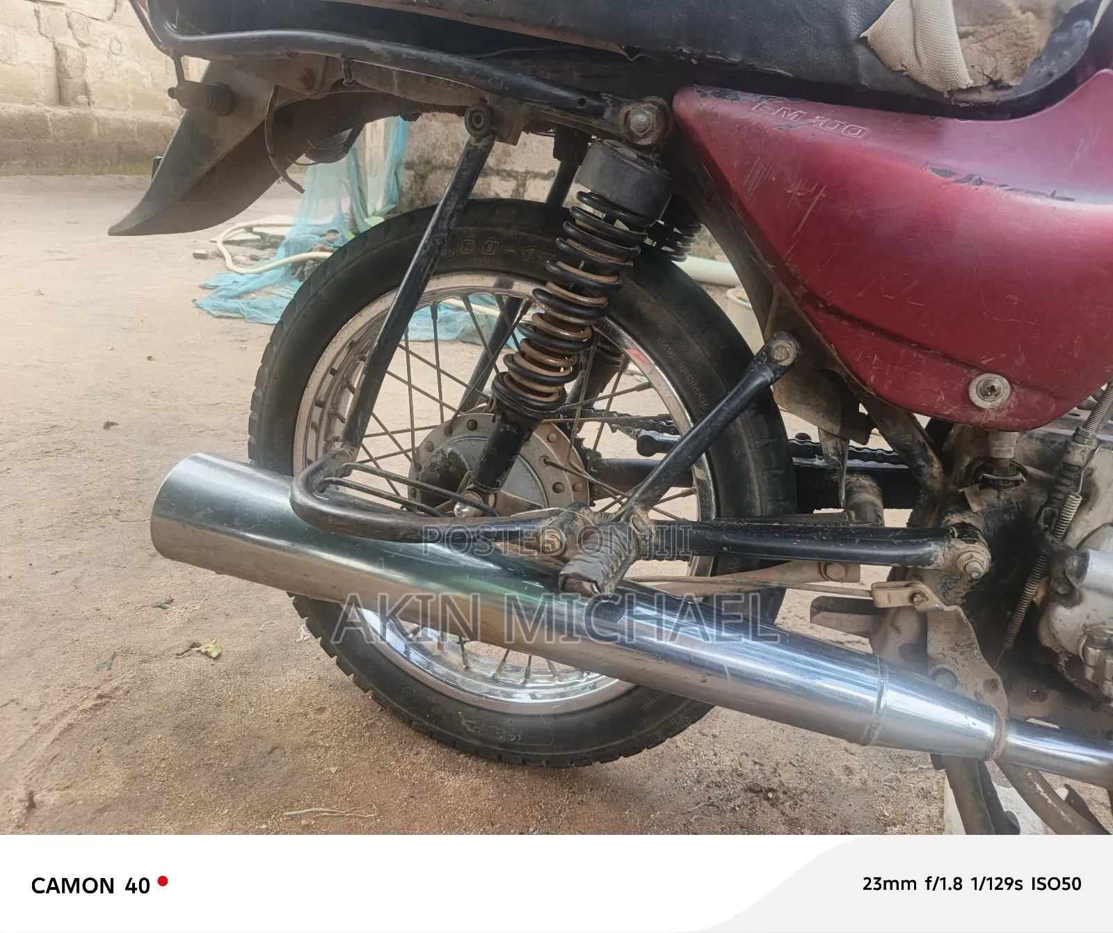 Bajaj Boxer 2018 Red