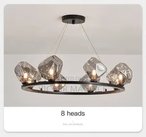 Chandelier ( 8 Glass)