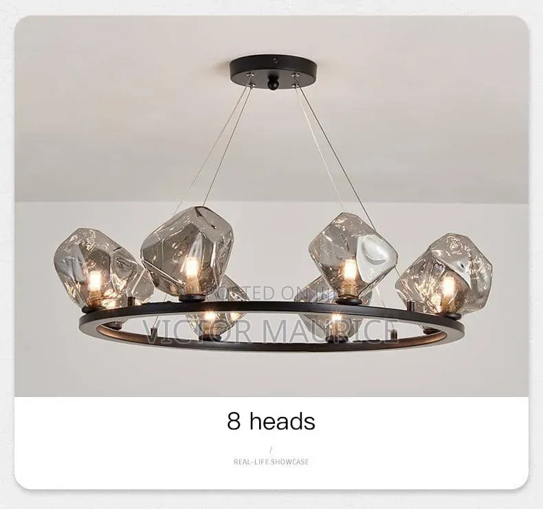 Chandelier ( 8 Glass)