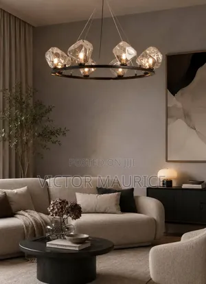 Chandelier ( 8 Glass)