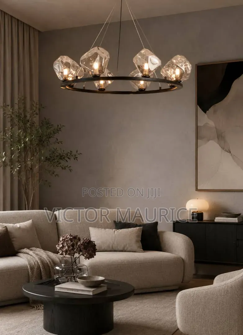 Chandelier ( 8 Glass)