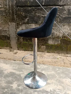 Chrome Adjustable Rotating Bar Stool