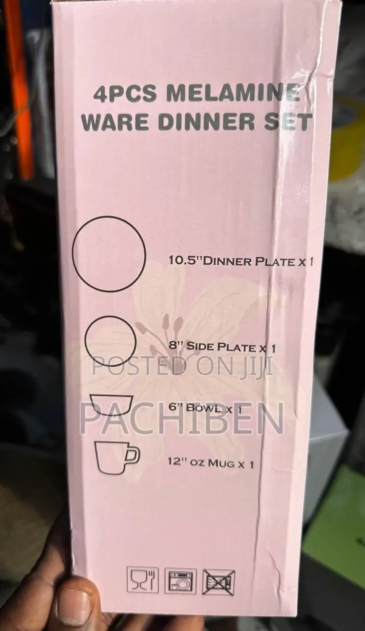 New 4 Pieces Melamine Ware Dinner Set