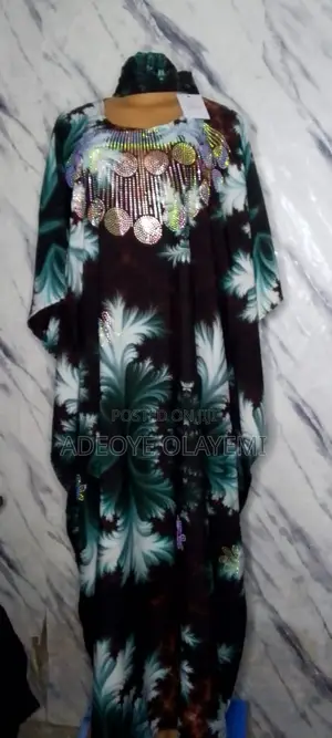 Elegant Bubu Gown With Luxury Stone Design – Payment on Delivery
