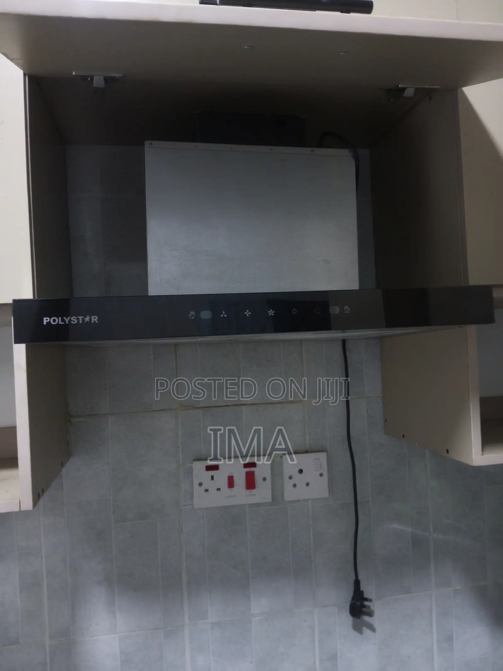 60cm T Shaped Polystar Kitchen Heat Extractor With Hand Sensor Switch