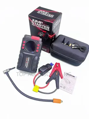 Car Jumpstart With Air Compressor