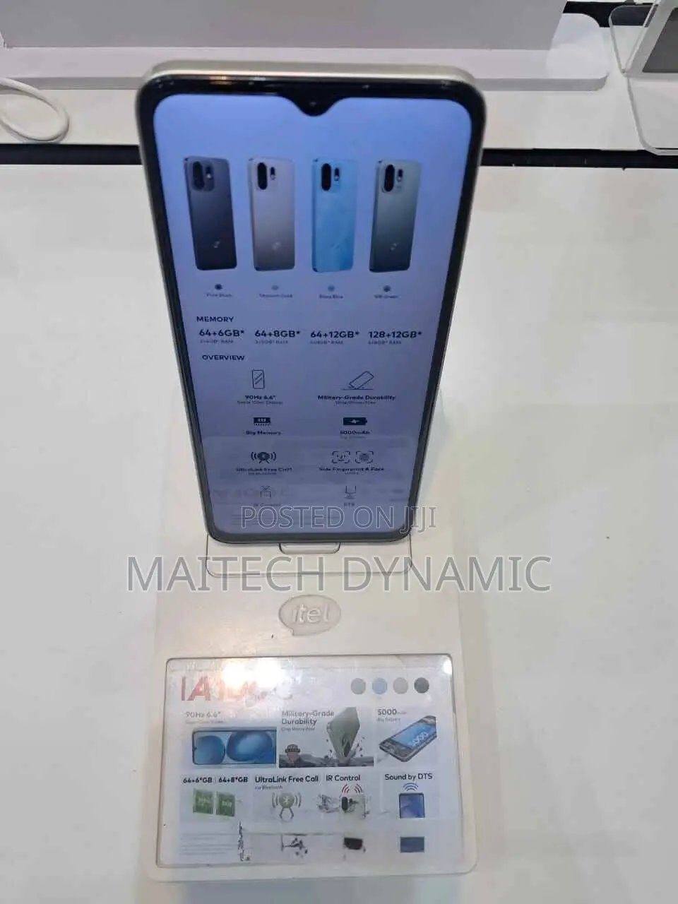 New Itel A100C 64 GB Black