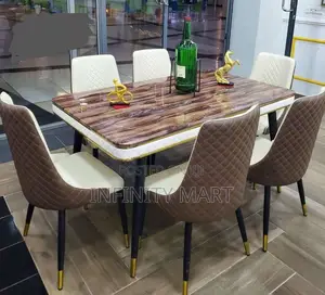 Executive Marble 6 Seater Dining