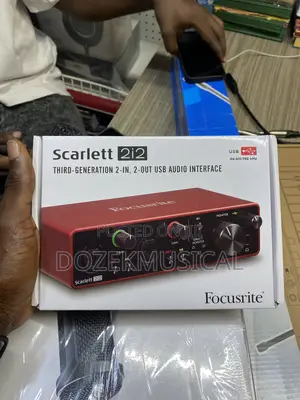 Scallet 2i2 Audio Soundcard Focusrite